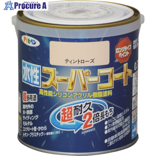 アサヒペン 水溶性百貨店厚地の外套 0.7L ティントローズ 414328 6個 ■▼124-8733 【貨物輸送都度積もり書き】