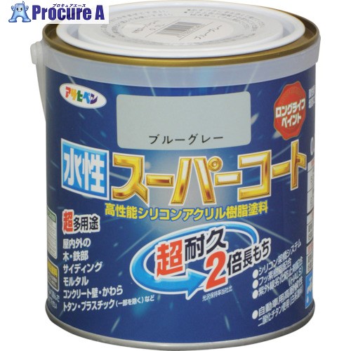 アサヒペン 水溶性百貨店厚地の外套 0.7L 青味薄墨色 414625 6個 ■▼125-0341 【貨物輸送都度積もり書き】