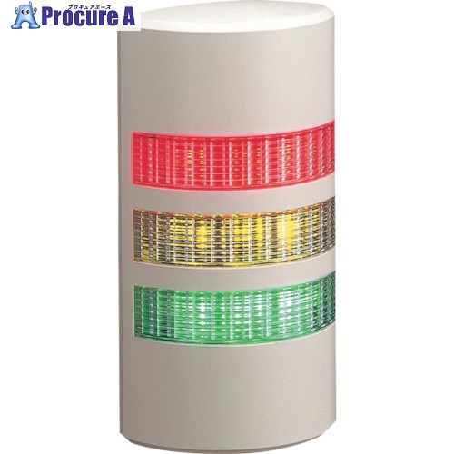 PATLITE ウォールマウント薄型LED壁面 WEP-302FB-RYG 1台 ▼856-8084