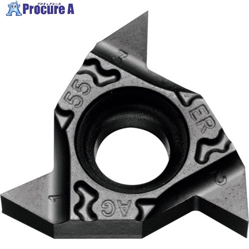 京セラ 外径ねじ切り加工用チップ (汎用55°、G(PF)、R(PT)(BSPT)、ウィットねじ(W) PR1515 16ERA55-TF PR1515 5個 ■▼112-9499 【送料都度見積】 ●MA515