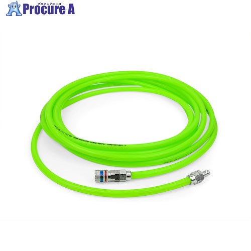 CEJN ストレートホースキット ネオングリーン eSafeカップリング付 11x16 5M 19-958-9132 1個 ■▼568-6551 【送料都度見積】｜プロキュアエース