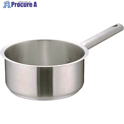 TKG ムラノ インダクション18-8片手浅型鍋 (蓋無)16cm AKTD301 1個 ■▼138-1545 【送料都度見積】