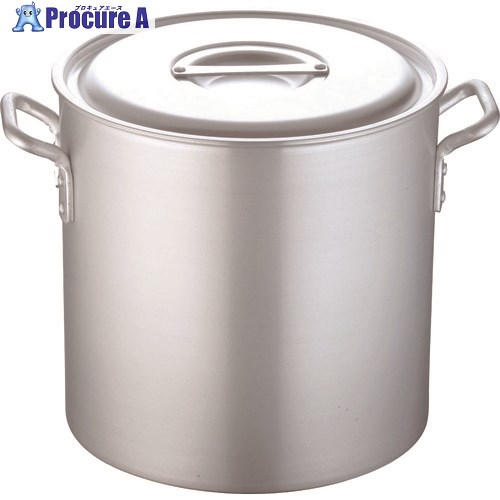 TKG 寸胴鍋 軽銀(アルマイト製作) 蓋付 60糎 AZV6360 1個 ■▼138-3514 【貨物輸送都度積もり書き】