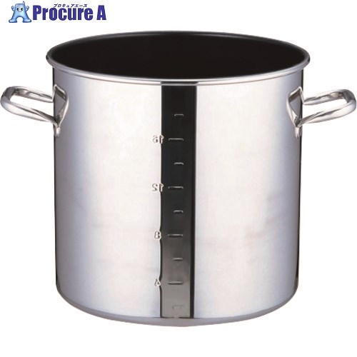 TKG SAパワー・デンジ アルファ 寸胴鍋 48糎(蓋無)目盛付 AZV7310 1個 ■▼138-9479 【貨物輸送都度積もり書き】