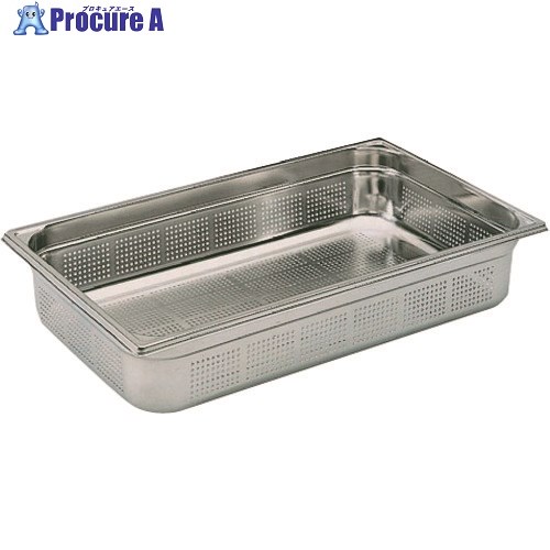 TKG ブウジャー ステンレス 穴明きホテルパン 7434.10 1/2×100mm AHT4711 1個 ■▼186-3962 【送料都度見積】