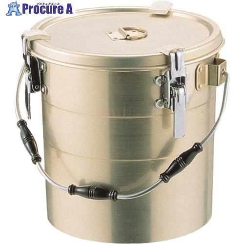 TKG オオイ金属元素 アルマイト 丸型二重ゼムクリップ付食缶 239 (12l) ASY15239 1個 ■▼187-8297 【貨物輸送都度積もり書き】