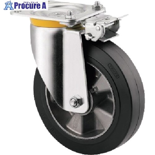 テンテキャスター 足手まとい重用キャスター”ZETA”(天然ゴム車) φ200 自在式(道のり鍵を掛ける付) 4681IEP200P63 1個 ■▼268-1728 DIY・工具-その他
