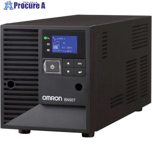 OMRON ラインインタラクティブ/500VA/450W/据置型 BN50T 1個 ■▼339-5770 【送料都度見積】 ●I586｜プロキュアエース