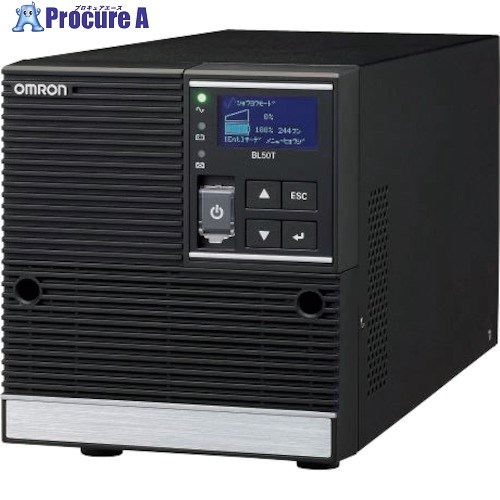 OMRON ラインインタラクティブ/500VA/450W/据置型/リチウムイオン電池搭載 BL50T 1個 ■▼341-3126 【送料都度見積】 ●I586｜プロキュアエース