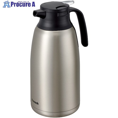 ピーコック魔法瓶 ステンレス鋼製ハンデポット 2.0L AHR-200 12個 ■▼524-9352 【貨物輸送都度積もり書き】