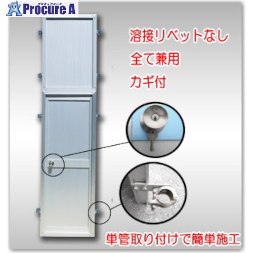論理ゲート製作 軽銀くぐり戸 高さ3.0m 仮二号さん AD-W30 1枚 ■▼582-7155 【貨物輸送都度積もり書き】