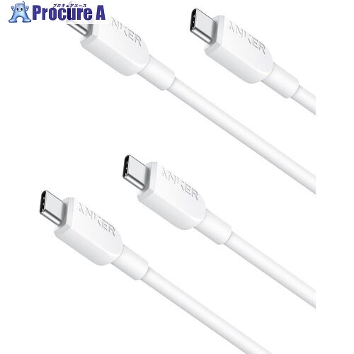 Anker 310 USB-C ＆ USB-C 有線テレビ 0.9m 白いこと 2本書き割り B81E1021 135本 ■▼635-6357 【貨物輸送都度積もり書き】