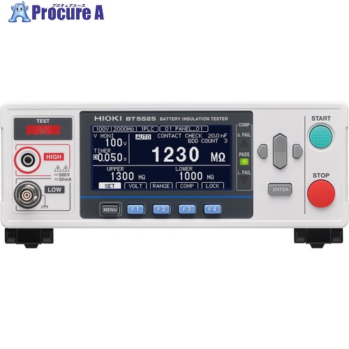 HIOKI 絶縁抵抗試験器 BT5525 1個 ■▼661-5048 【送料都度見積】