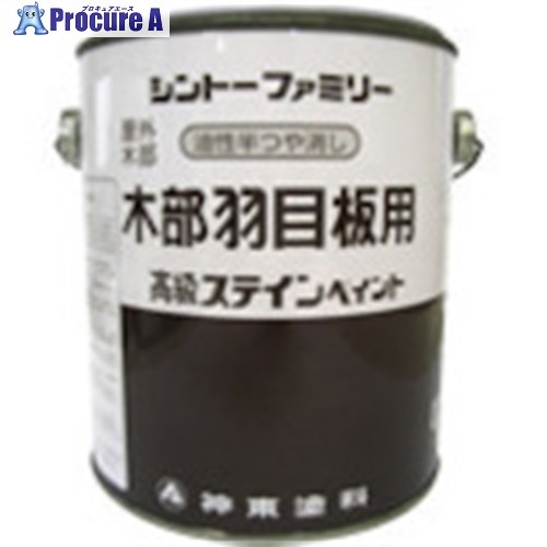 シントー 高級ステインペイント チョコレート 3L 5170-3.0 6缶 ■▼851-2107 ※個人宅様送り不可