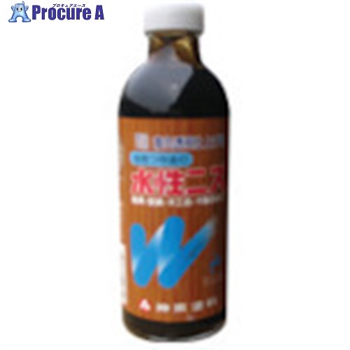 シントー 水性ニス チーク 250ML 5481-0.25 12缶 ■▼851-2162 ※個人宅様送り不可