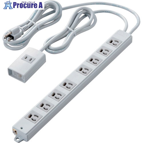 ELECOM 法人用水道栓 ロング型 3P8口 2P1口 2m 手元一括取り替えっこ T-H0620TSR 1個 ■▼256-3629