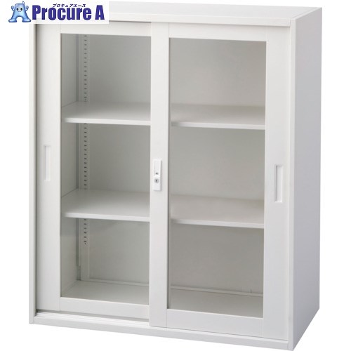 IRIS アクリル引戸書庫 H1050 ホワイト SSN45-10SAG-W 1台 ■▼539-6048 【送料都度見積】｜プロキュアエース
