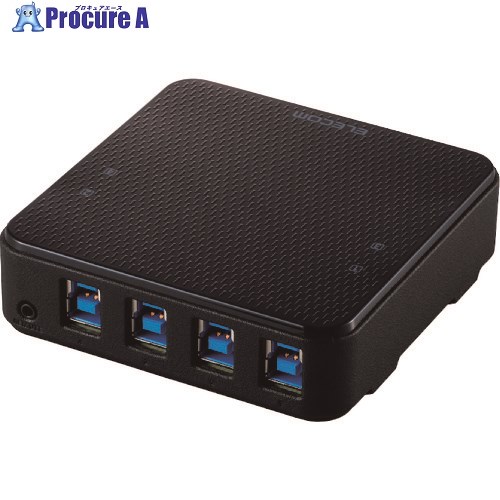 ELECOM USB3.0対応切替機(PC4台) U3SW-T4 1個 ■▼204-3928 ｜プロキュアエース