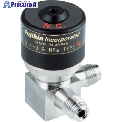 Fujikin SUS鋼製自動小銃ダイレクトダイヤフラムバルブ_1MPa_FPR-NDCR-71 FPR-NDCR-71-9.52 1個 ■▼653-3608 【貨物輸送都度積もり書き】