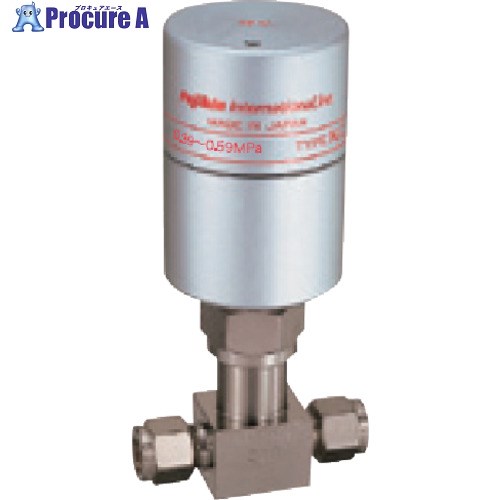 Fujikin SUS鋼製自動ベローズバルブ_16.2MPa_FPR-UBF-916 FPR-UBF-916-9.52 1個 ■▼653-6802 【送料都度見積】|プロキュアエース