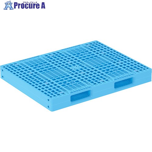 サンコー プラスチックパレット 815430 パレットR2-1114-6 ライトブルー 81543001BL510 1枚 ■▼634-5775 【代引決済不可】【送料都度見積】