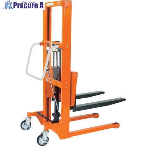 TRUSCO コゾウリフター 600kg フォーク式 H80-1200 BEA-H600-12 1台 ■▼115-8243