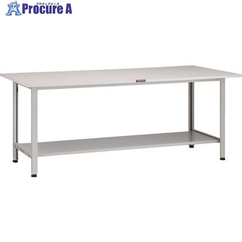 TRUSCO 軽荷重作業台(200kg)AO型 1800X900XH740 下棚2枚付 ホワイト色 AO-1890LT2 1台 ■▼125-9154 ｜プロキュアエース