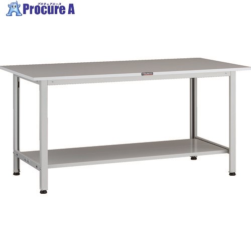 TRUSCO 軽掛け目御役目台(200kg)AO型 1500X750XH740 下棚2枚付 白いこと色 AOR-1575LT2 1台 ■▼137-1688