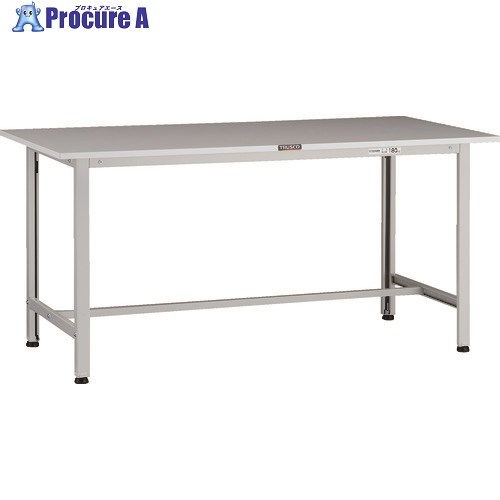 TRUSCO 軽荷重作業台(200kg)AO型 1500X750XH740 基本タイプ ホワイト色 AOR-1575 1台 ■▼137-1724