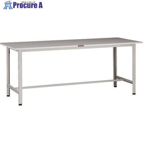 TRUSCO 軽荷重作業台(200kg)AO型 1800X600XH740 基本タイプ ホワイト色 AOR-1860 1台 ■▼137-1725