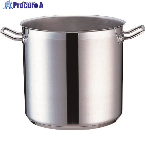 TKG PRO(労働者階級)寸胴鍋(蓋無) 34糎 AZV6634 1個 ■▼137-8503 【貨物輸送都度積もり書き】 鍋・フライパン-鍋