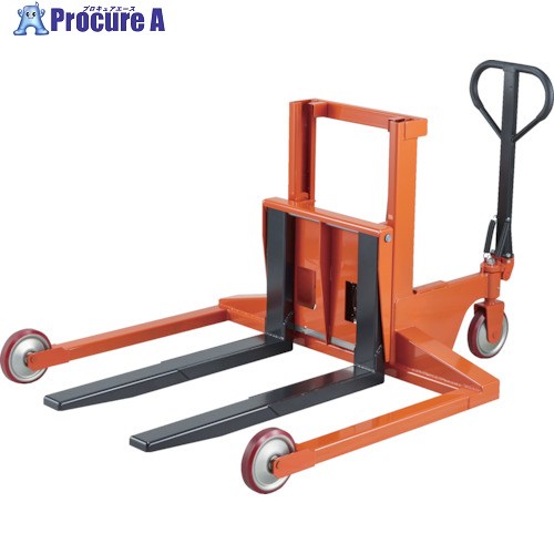 TRUSCO コゾウリフター パレットトラックタイプ 足踏み 800kg 調色板用 BEA-H800-3W 1台 ■▼256-7166 【貨物輸送都度積もり書き】