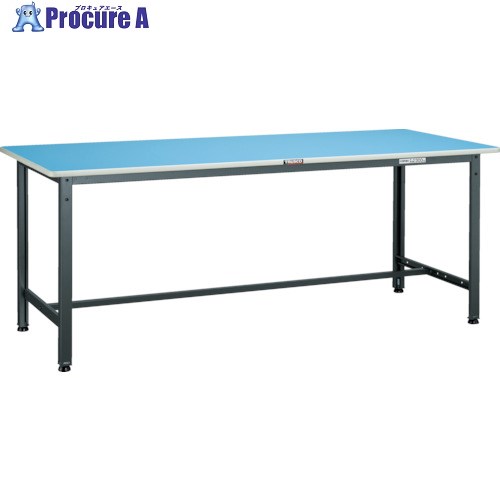 TRUSCO 軽荷重作業台(250kg)BE型 900X600XH740 基本タイプ ダークグレー色 BE-0960 1台 ■▼454-3441