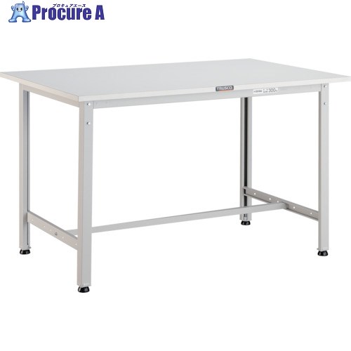 TRUSCO 軽荷重作業台(300kg)AE型 1200X600XH740 基本タイプ ホワイト色 AE-1260 W 1台 ■▼466-6950