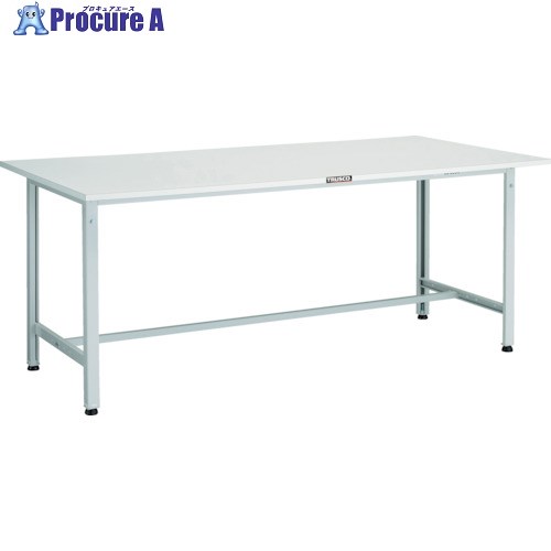 TRUSCO 軽荷重作業台(300kg)AE型 1800X600XH740 基本タイプ ホワイト色 AE-1860 W 1台 ■▼466-7298