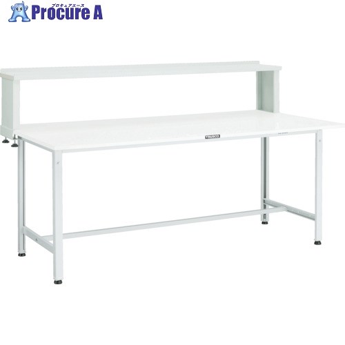 TRUSCO 軽荷重作業台(300kg)AE型 1800X750XH1044(全高) 上棚付 ヤンググリーン色 AE-1800YURB YG 1台 ■▼770-1641