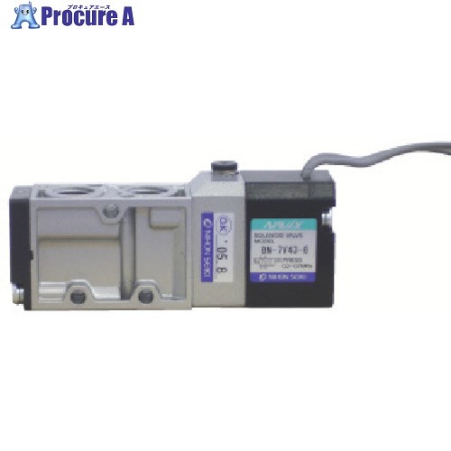 日本精器 4方向電磁弁 8A DC24V グロメット7Vシリーズシングル BN-7V43-8-G-F24 1個 ■▼838-7839 【送料都度見積】