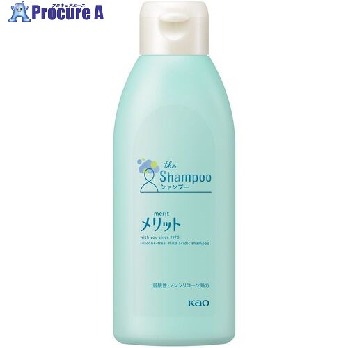 Kao メリット シャンプー レギュラー 200ml 286635 24個 ■▼522-6343 【送料都度見積】