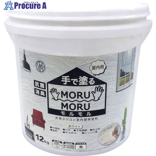 ニッぺ 室内かべ用塗料 STYLE MORUMORU 屋内用 12kg 4976124882913 1個 ▼664-4687 11,531円