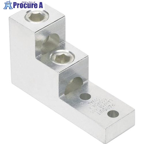 PANDUIT アルミ製メカニカルコネクター 2穴2バレルラグ 電線サイズAWG3/0-750kcmil LAM2SB750-38-1Y LAM2SB750-38-1Y 1袋 ■▼168-3989 【送料都度見積】