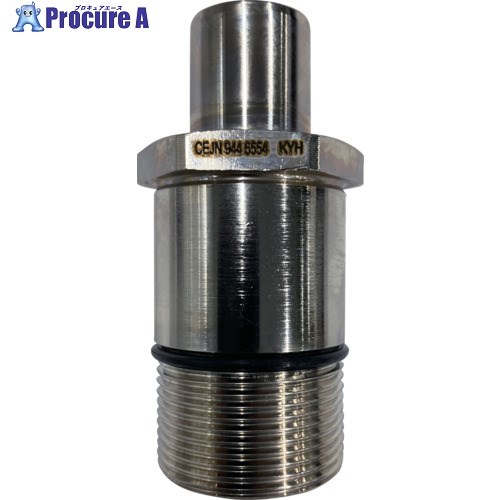CEJN オート・カップリング フルード用 ニップル(プラグ)呼径11mm 真鍮製 M33×1.5 NBR 10-964-6556 1個 ■▼566-3817 【送料都度見積】
