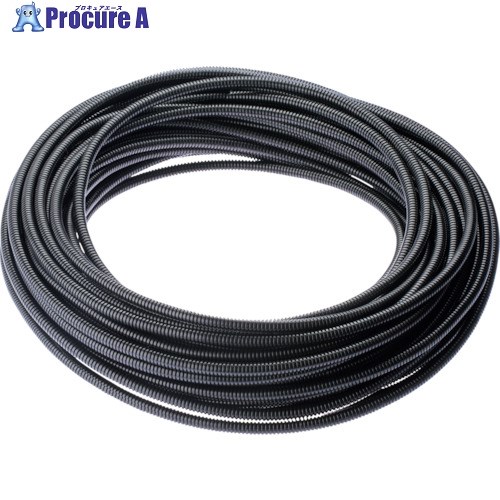 PANDUIT コルゲートチューブ ポリエチレン スリット付き黒 内径16.9mm 30.48m CLT62F-C20 1巻 ■▼100-7358 【送料都度見積】