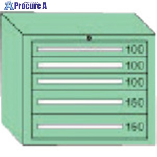 OS デラックス重量キャビネット 間口811×奥行557×高さ681mm(若草色) DX606 1台 ■▼135-7822 ※個人宅様送り不可