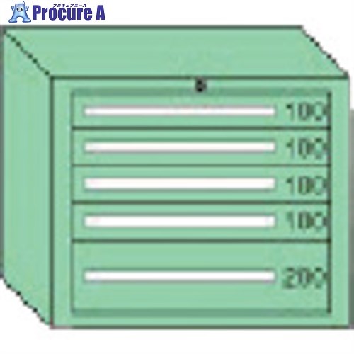 OS デラックス重量キャビネット 間口811×奥行557×高さ681mm(若草色) DX607 1台 ■▼136-5761 ※個人宅様送り不可