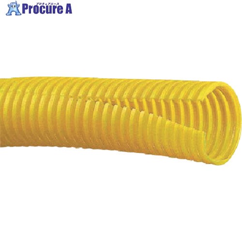 PANDUIT コルゲートチューブ ポリエチレン スリット付き黄 内径32.5mm 15.24m CLT125F-L4 1巻 ■▼147-7384 【送料都度見積】|プロキュアエース