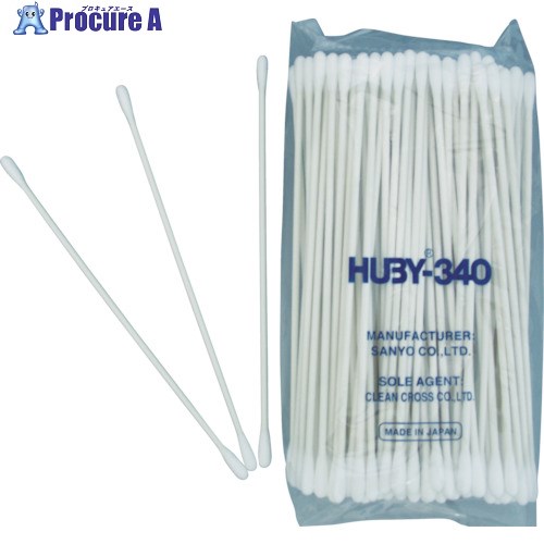 HUBY 6インチ 工業用綿棒(先端砲弾型)CA-007 (20000本入) CA-007 1箱 ■▼457-8732 ｜プロキュアエース