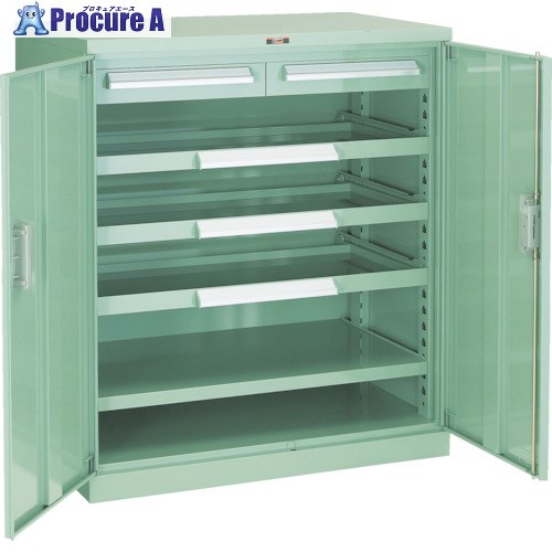 TRUSCO 横すべり物の具収納家具 881X551 DX-32A (ﾃﾝﾊﾞﾝ･ｺｰﾅｰﾅｼ) 1台 ■▼518-0171 工具収納用品-その他-花・ガーデン・DIY