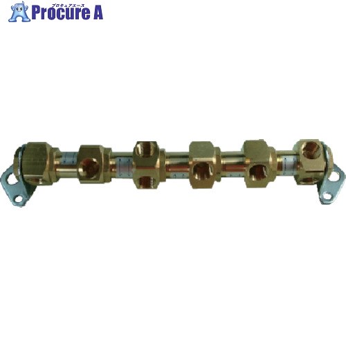 チヨダ ヘッダーブロックCB 6連 Rc3/8 CB-603 1個 ■▼808-2588 【送料都度見積】