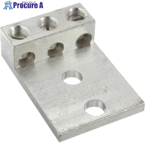 PANDUIT アルミ製メカニカルコネクター 2穴3バレルラグ 電線サイズAWG14-AWG2 LAM3B2-14-6Y LAM3B2-14-6Y 1袋 ■▼168-0778 【送料都度見積】｜プロキュアエース