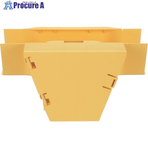 PANDUIT FiberRunner縦型T字フィッティング 黄 FRVT4X4LYL FRVT4X4LYL 10個 ■▼341-8299 【貨物輸送都度積もり書き】